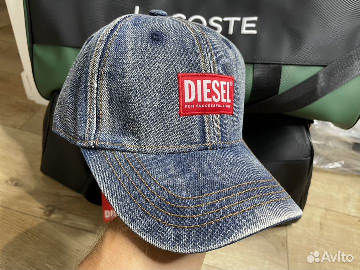 Кепка diesel джинсовая