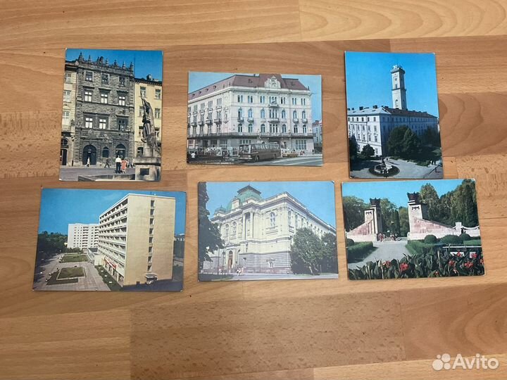 Открытки СССР чистые Львов 1978