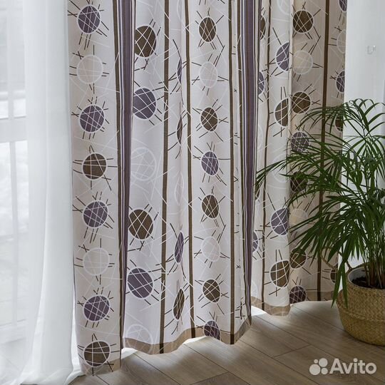 Комплект Шторы с тюлью Пинар 480x270 Вуаль 300x270