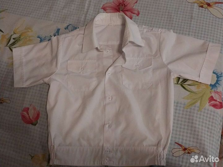 Рубашка форменная белая для гимназии