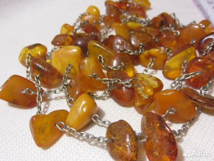 Бусы из янтаря