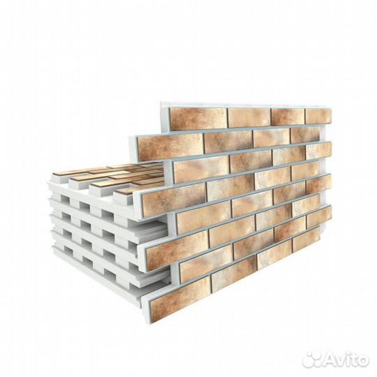 Термопанель фасадная клинкерная Retro Brick Masala