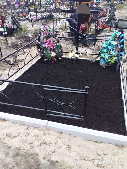 Благоустройство могил укладка тротуарной плитки