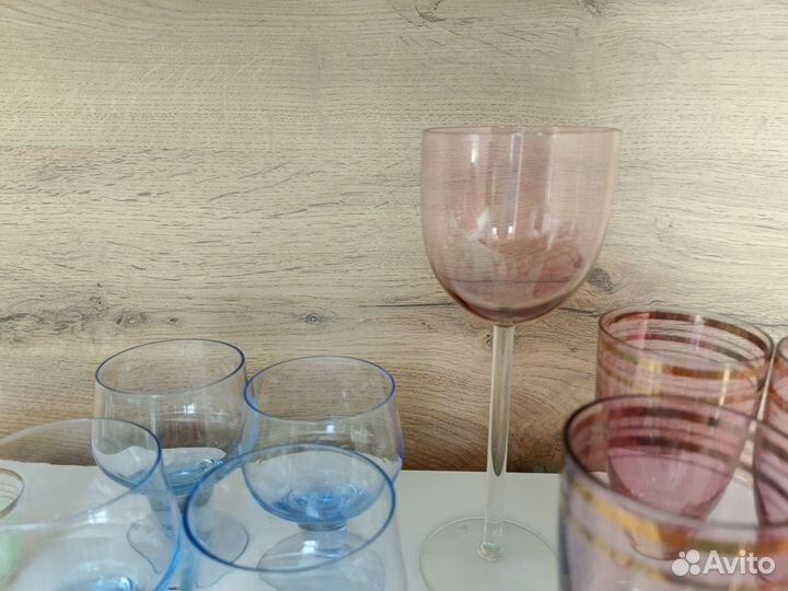 Бокалы фужеры рюмки стаканы СССР