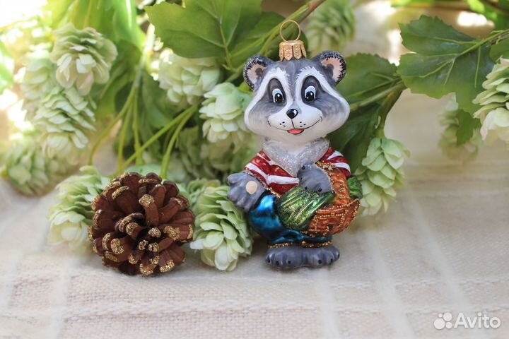 Елочные игрушки irena Крошка Енот
