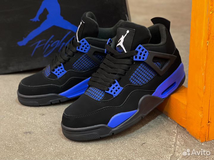 Nike Air Jordan 4 Retro Black Game Royal