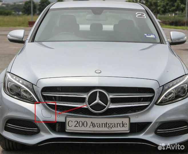 Крышка буксировочного крюка Mercedes W205 14-18