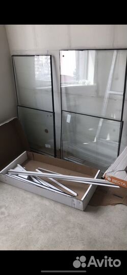 Оконный блок с дверью