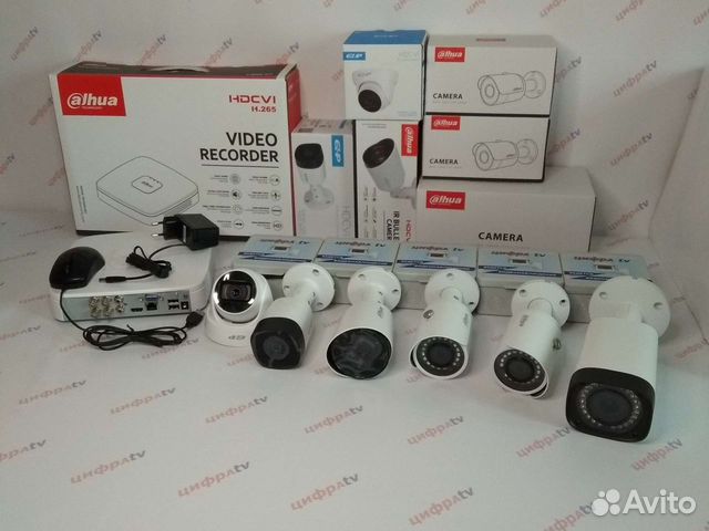 Видеонаблюдение IP 4Мп Dahua 6 варио Dahua регистр