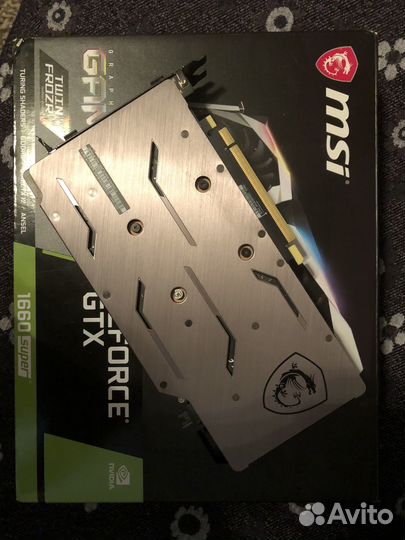 Видеокарта MSI GeForce GTX 1660 super Gaming X 6GB