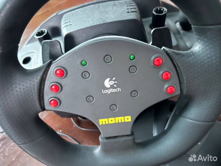 Игровой руль с педалями и коробкой передач