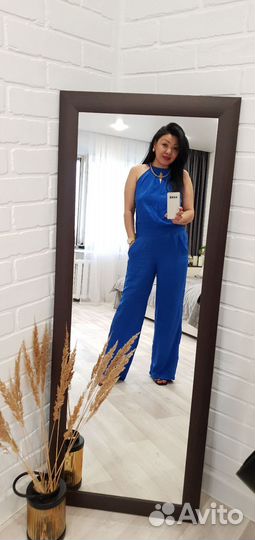 Брючный летний комбинезон