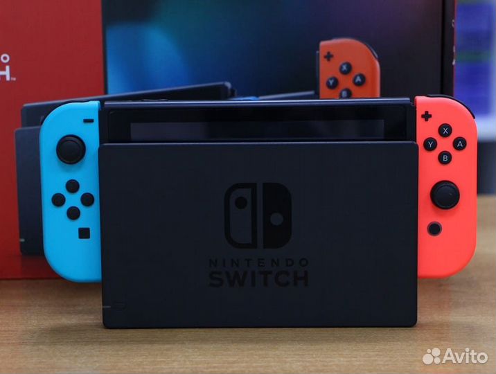 Nintendo Switch Neon Red/Neon Blue бу