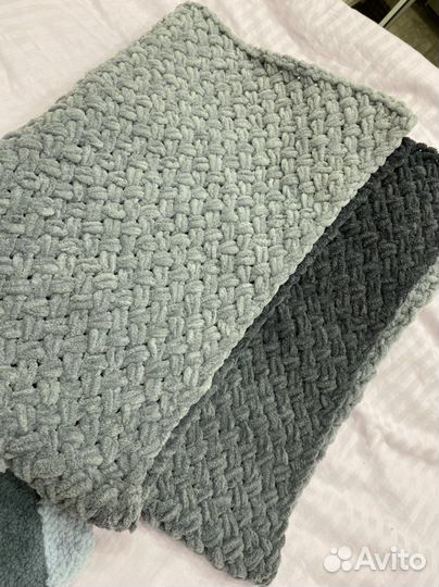 Плед детский вязаный ручная работа