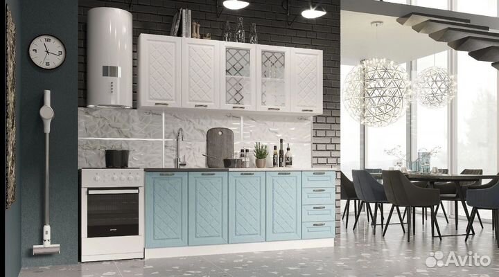 Готовая кухня мдф 2 метра