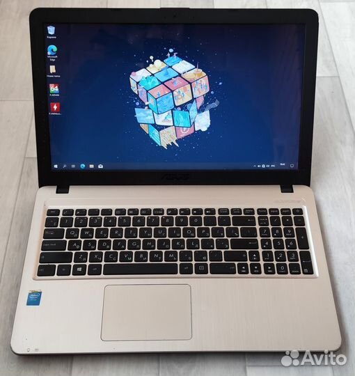 Asus отл сост\Intel 2x 2800mg\SSD\DDR4\акб 4ч