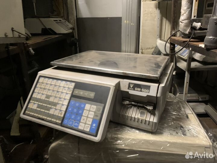 Весы с печатью этикеток на запчасти Digi SM 500