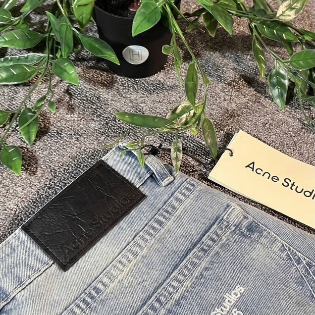 Джинсы Acne Studios baggy y2k blue