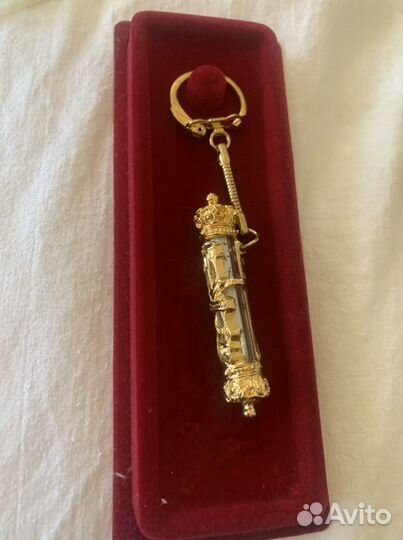 Свиток торы мезуза (24 каратное золото)