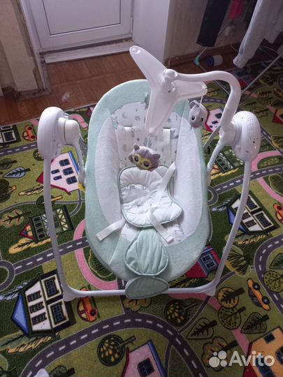 Детские электронные качели для новорожденных