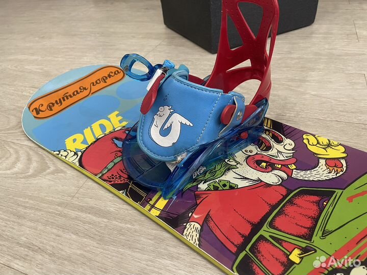 Сноуборд детский burton, ride комплект