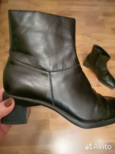 Полусапожки женские 40 размера кожа
