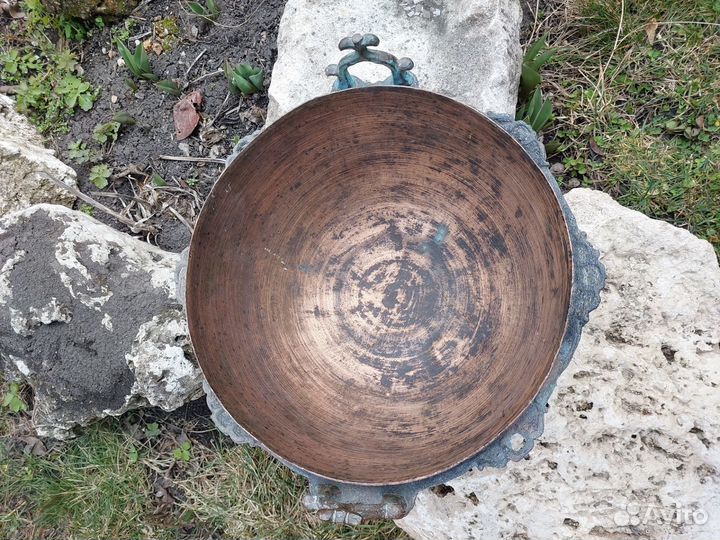 Старинный медный казан 12 литров