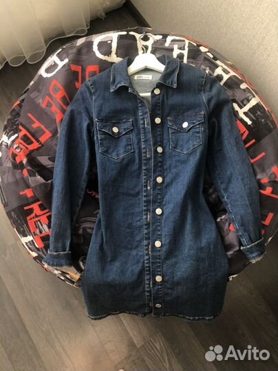 Джинсовое платье