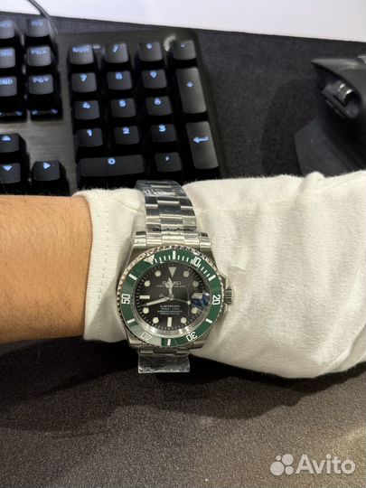 Часы Seiko Submariner Starbucks Mod