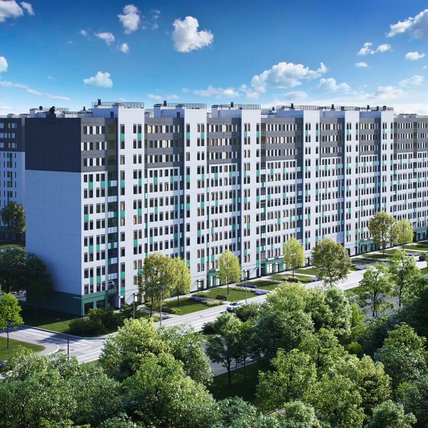 2-к. квартира, 57 м², 2/12 эт.