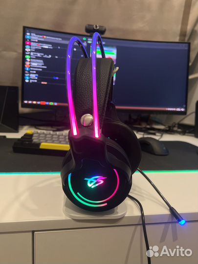 Проводные наушники dexp GH-200 Hellfire черный