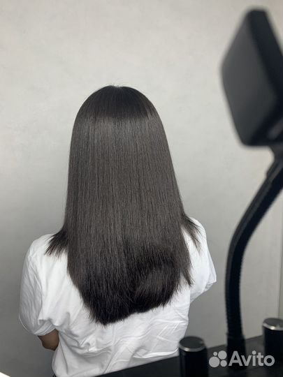 Кератиновое выпрямление