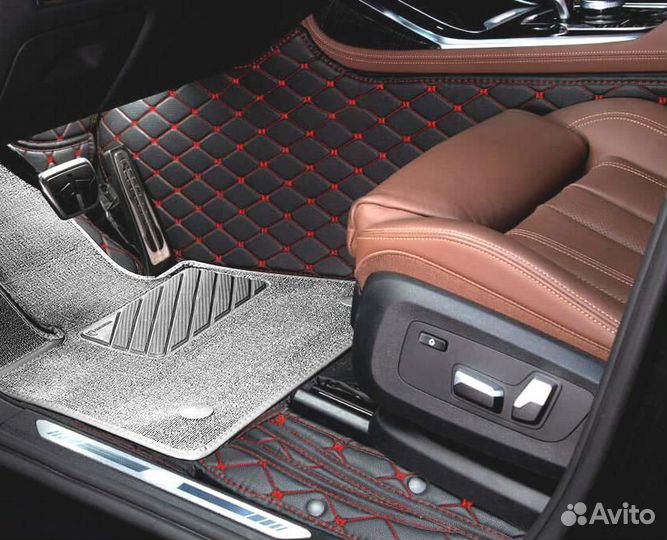 3D Коврики Range Rover Салон Багажник из Экокожи