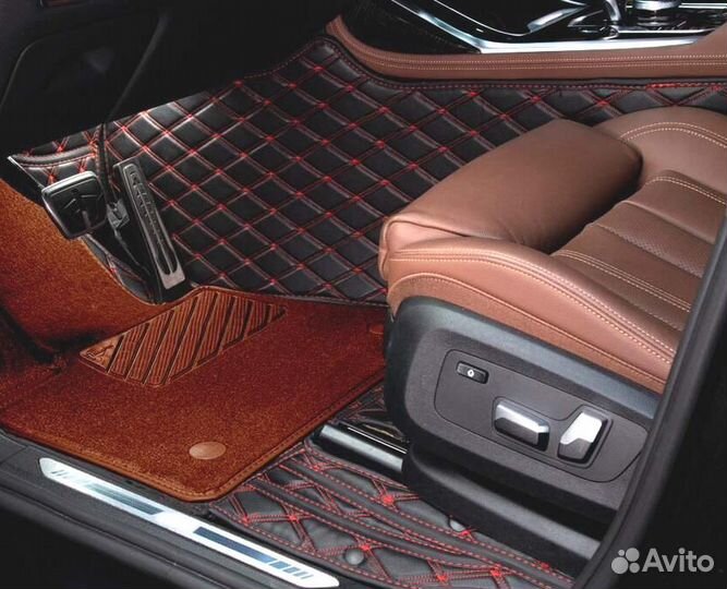 3D Коврики Exeed Салон Багажник из Экокожи