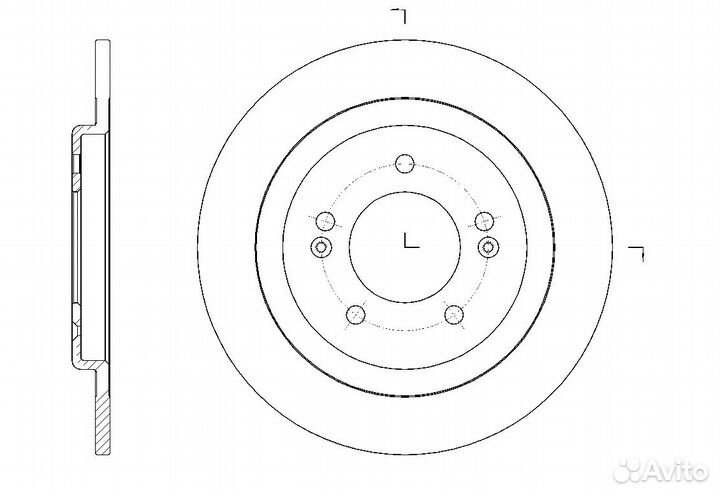 Диск тормозной G-brake GR-12022 GR-12022 G-brake