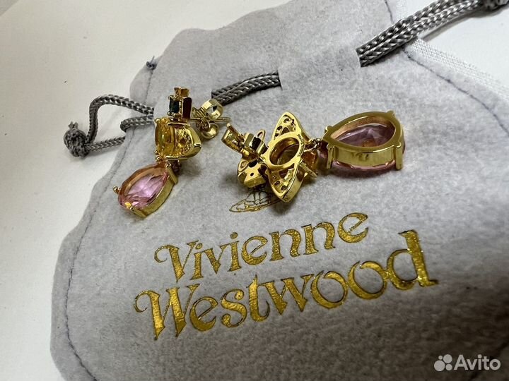 Vivienne westwood серьги новые 2024