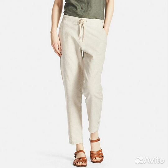 Хлопковые брюки Uniqlo