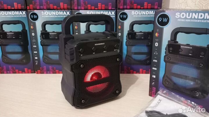 Беспроводная Bluetooth колонка с радио, новая