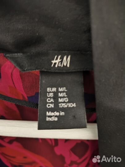 Чëрное кимоно жакет H&M