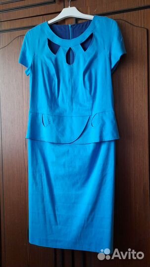 Платье офисное,46 размер