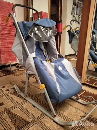 Санки коляска ника