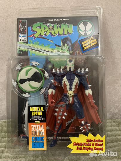 McFarlane's Medieval Spawn 1994 винтажная фигурка