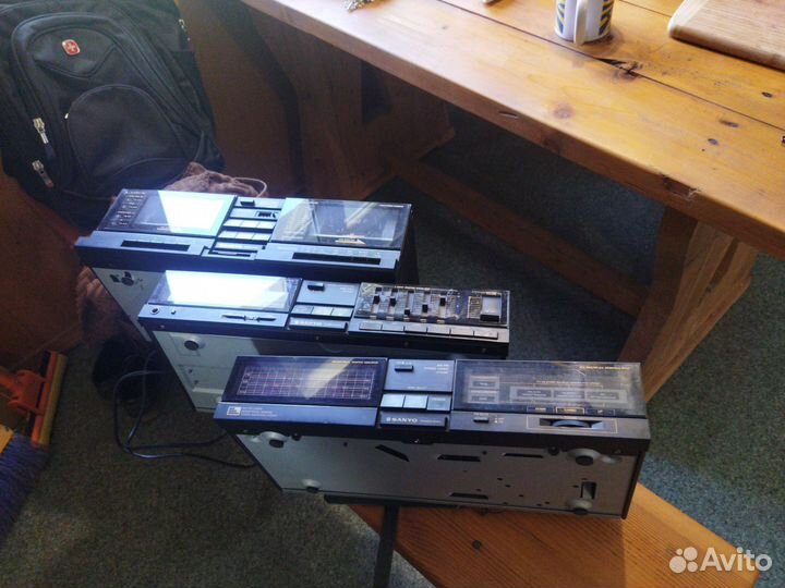 Магнитола Sharp wf - 939,Муз. центр Санио - 6100