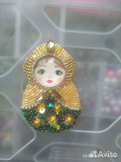 Брошь ручной работы