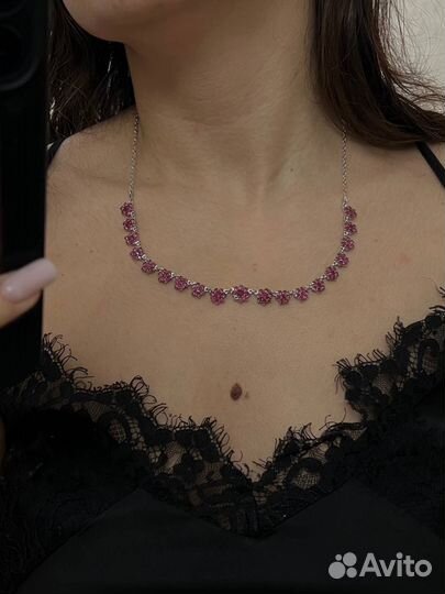 Колье серебро 925