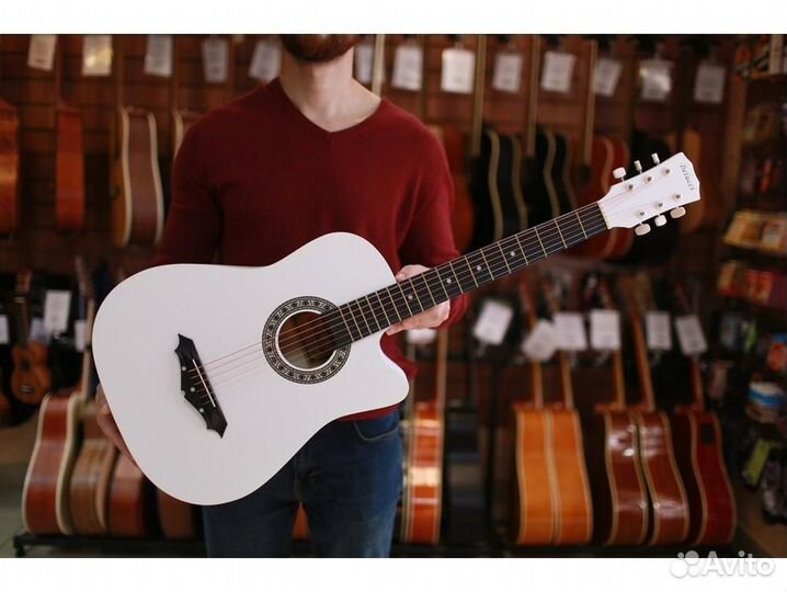 Belucci BC3810 WH белая акустическая гитара