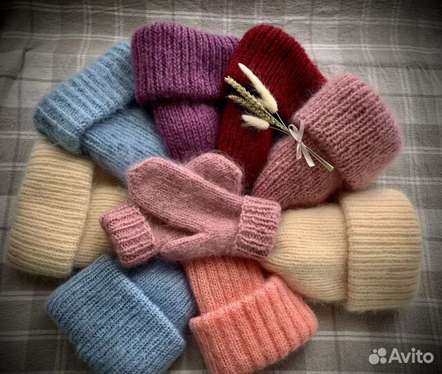 Шапки зимние из мохера