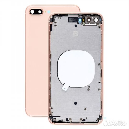 Корпус для iPhone 8 Plus (Ростест) (золотой) OEM