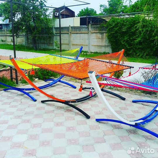 Гамак с каркасом ручной работы