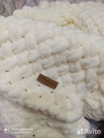 Плед детский плюшевый